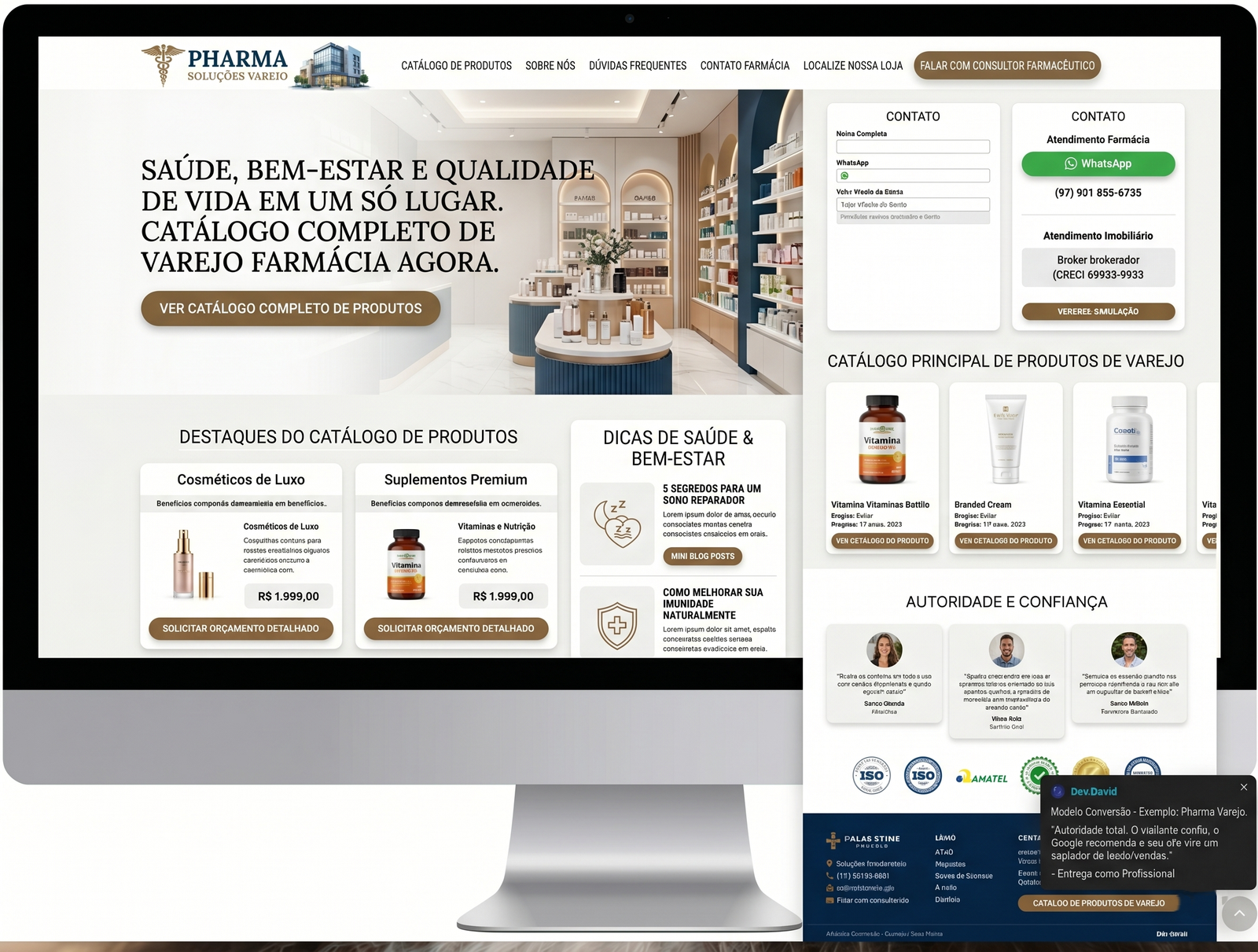 Exemplo Site Premium
